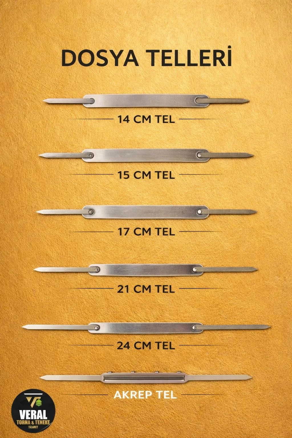 Dosya Teli 17 cm 1000 adet